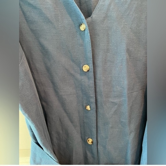 Hatch Noelle Maternity Jumpsuit Blue - Picture 11 of 16